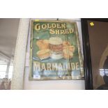 A reproduction advertising sign