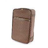 A Louis Vuitton style suitcase