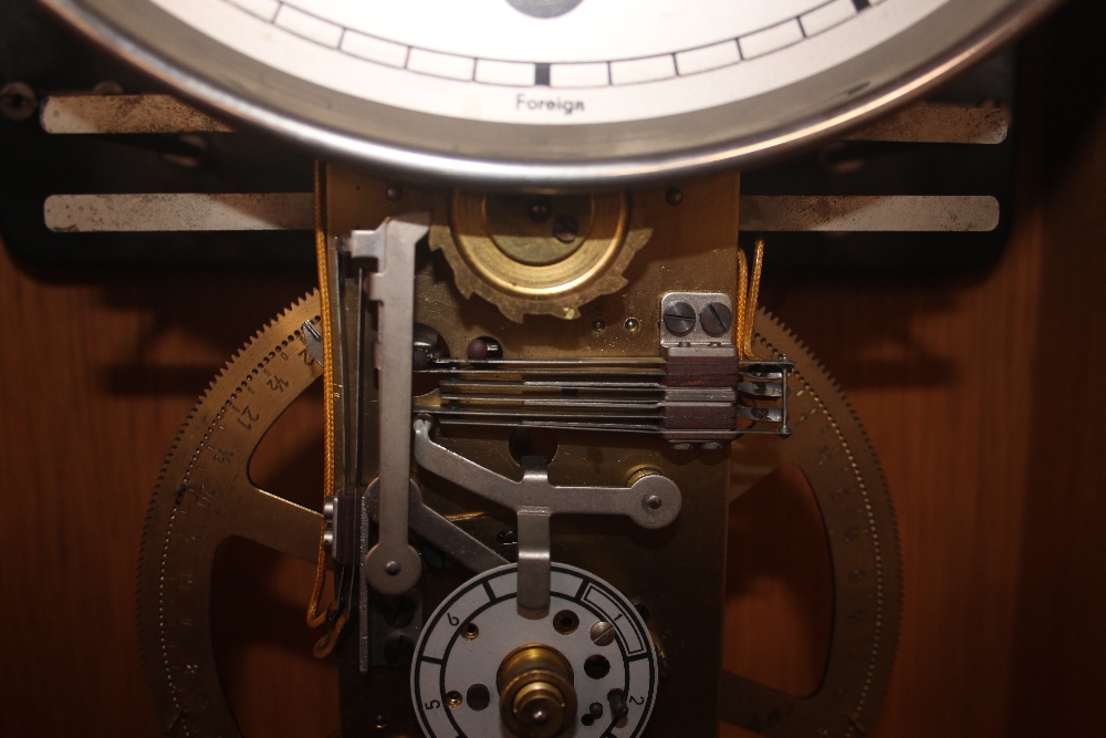 A light oak cased Master clock - Image 8 of 9