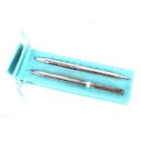 A Tiffany & Co. 925 mark silver pen, with T clip;