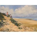 Margaret J Hewitt, Norfolk Coastal scene, signed o