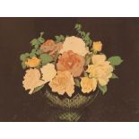 1930's floral print of roses