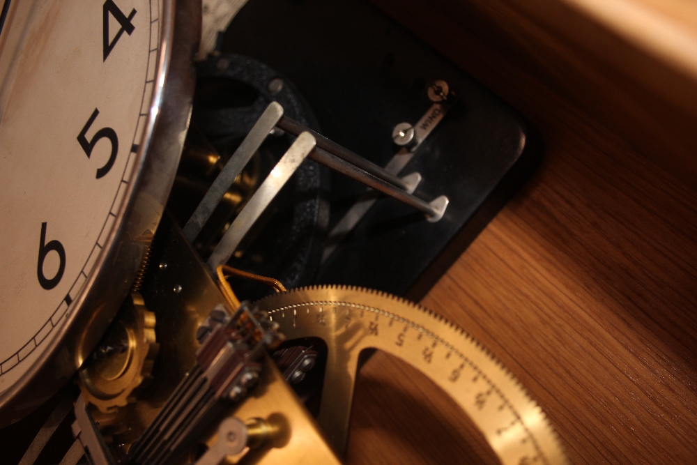 A light oak cased Master clock - Image 6 of 9