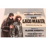 An original 1977 film poster for "The Lace Maker"