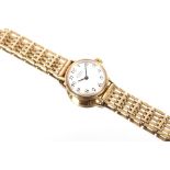 A ladies 9ct gold cased Rotary wrist watch, with 9