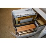 A box of picture frames