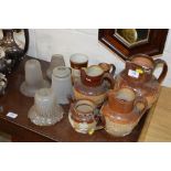 A quantity of Doulton Harvest ware jugs and four g