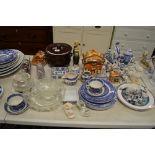 A quantity of various decorative china and ornamen