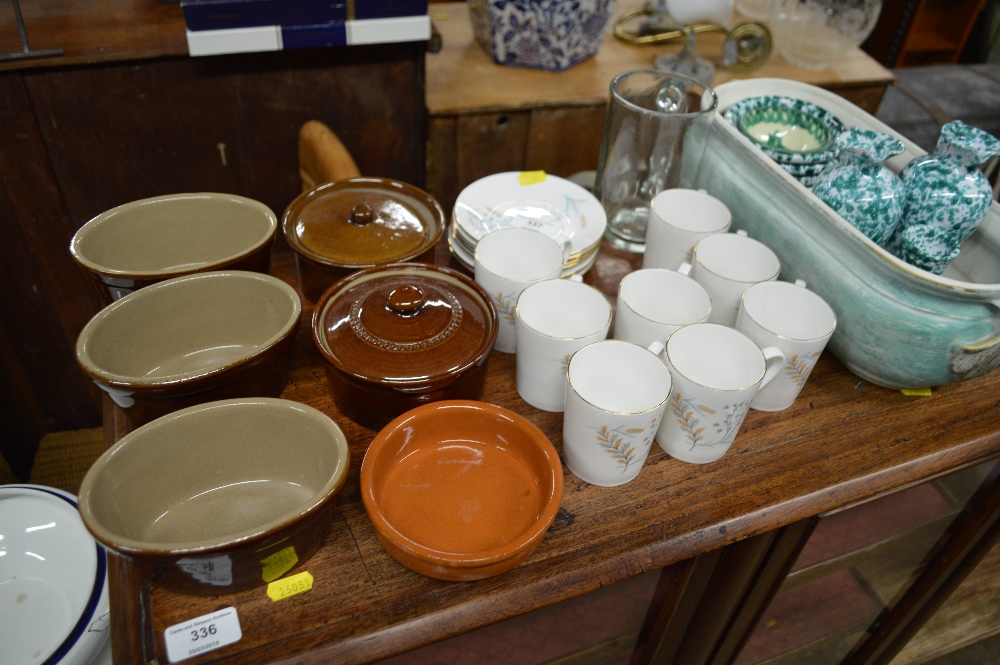 A quantity of Mayfair floral decorated coffee cups