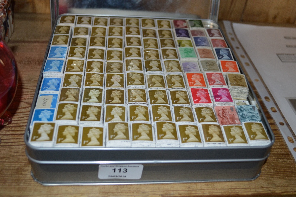 A huge quantity of Queen Elizabeth II stamps used