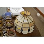 A Tiffany style lamp shade, AF