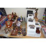 A large quantity of sporting trophies