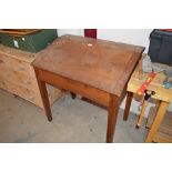 A pine clerks desk