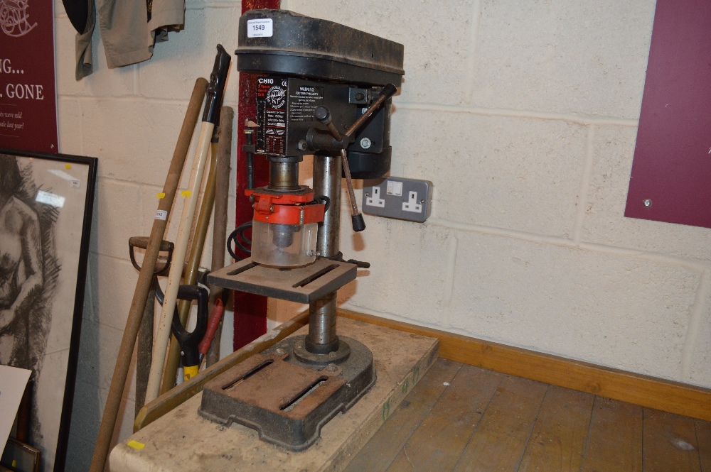 A Chio five speed bench drill