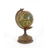 A musical globe, playing "Around the world in 80 days"