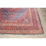 A Yazd Persian carpet, all over traditional floral pattern, 3.14m x 2.20m