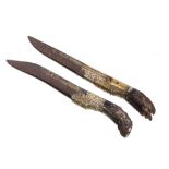 Two old interesting Antique Eastern daggers
