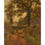 Edwin Earp, country scenes, a pair, signed oils on canvas, 62cm x 50cm