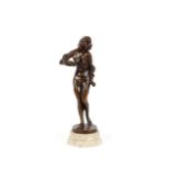 Jeno Kerenyl, 1908-1975, bronze figure of a nude f