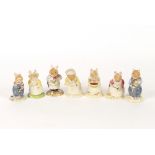 Seven Royal Doulton "Brambly Hedge" figures