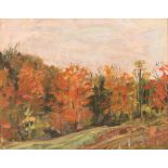 20th Century school, "Maple Trees in Fall" unsigne