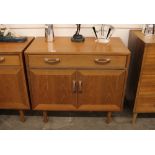 A teak G-plan sideboard, of small proportions fitt