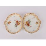 A pair of late Victorian Doulton Burslem dessert d