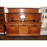 An oak Arts & Crafts sideboard by Wylie & Lochhead