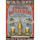 A Notting Hill Brewery Co. advertising print