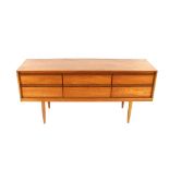 An Austinsuite sideboard fitted six drawers, raised