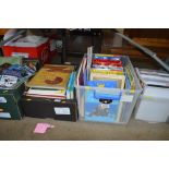 Four boxes of various books