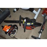 A petrol chain saw