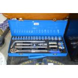 A 20 piece socket set