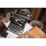 A vintage Imperial typewriter