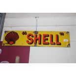 An enamel "Shell" advertising sign, 61cm long