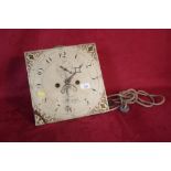 An oak cottage long cased clock, 30 hour movement