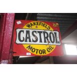 A "Castrol Motor Oil of Wakefield" enamel sign, 50cm