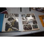 An album of film star photos and cuttings includin