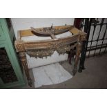 A 19th Century gilt wood console table for restora