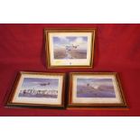 Three pencil signed Concorde prints