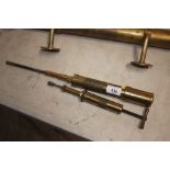 An Enots Autroram Motorbike brass grease gun and a