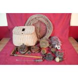 A large quantity of vintage fishing items to inclu