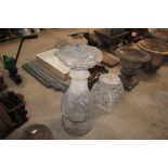 A stone baluster sundial