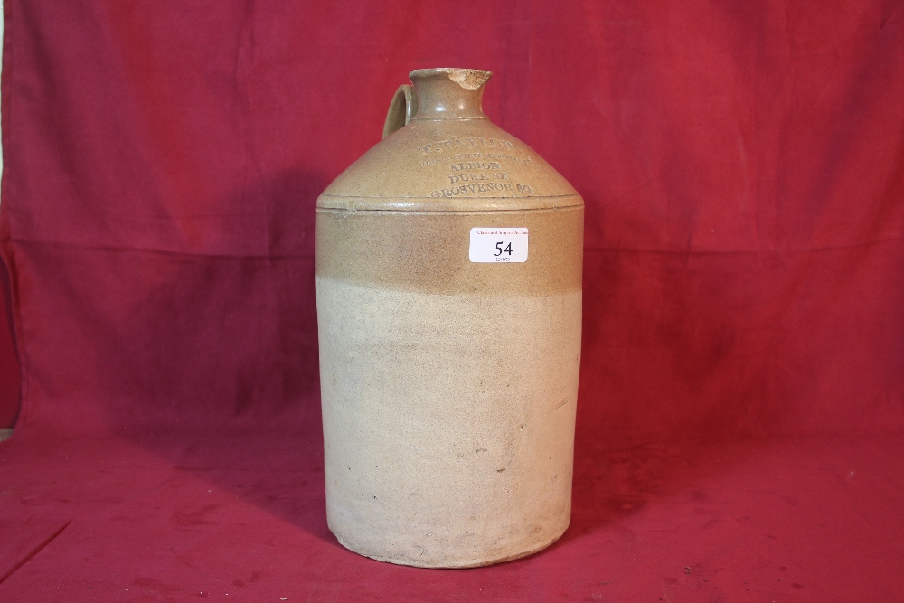 A stoneware flagon by T Taylor, Albion Duke Street