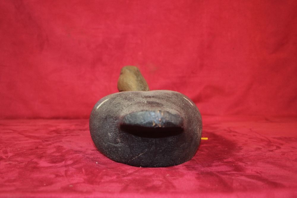 A wooden decoy duck, 53cm long - Image 5 of 6