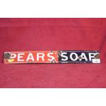 An enamel advertising sign for "Pears Soap", 7cm x 4