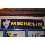A Michelin tin advertising sign, 190cm long
