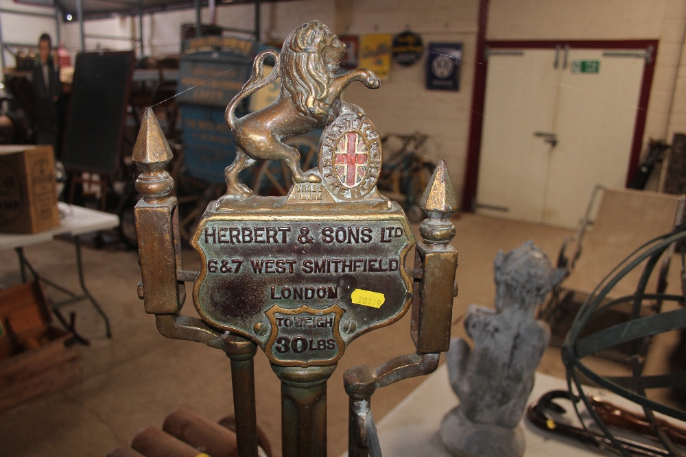 A set of Herbert & Sons Ltd Smithfield scales - Image 2 of 2