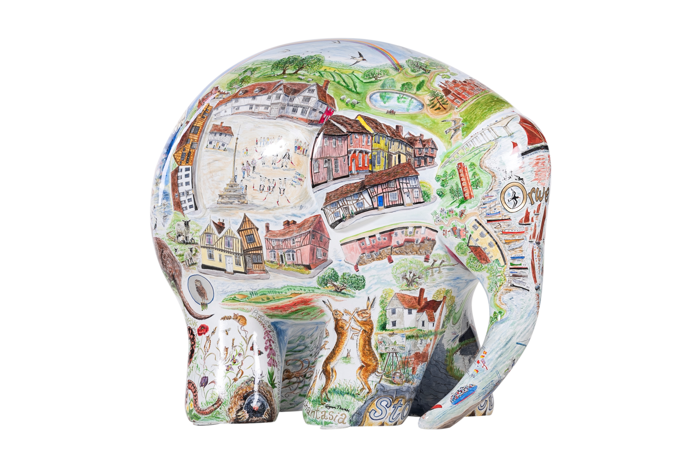 Suffolk Elephantasia by Glynn Thomas RE. Sponsored by Gotelee Solicitors. - Image 2 of 5