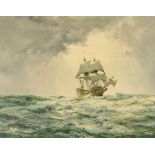 Montague Dawson, a coloured print "The Gallant Mayflower", pencil signed to margin